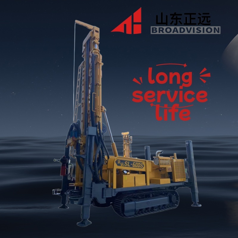 Safen Rig SL600S Crawler-type Water Well Drilling Rig, Safe To Operate, Flexible ...