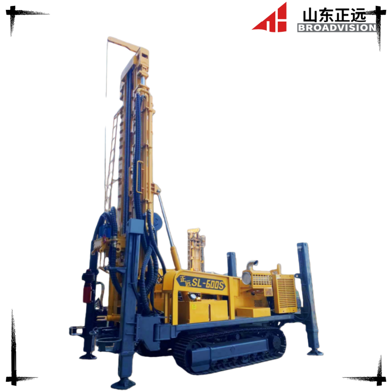 Water Rig Pipe 6m Drill Pipe Length Crawler Water Well Drilling Rig Featuring 89 102mm ...