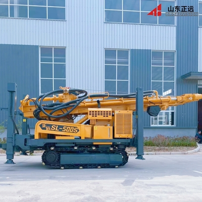 High Capacity 10.6T Crawler Mounted Water Well Drilling Machine with 500m Drilling Depth