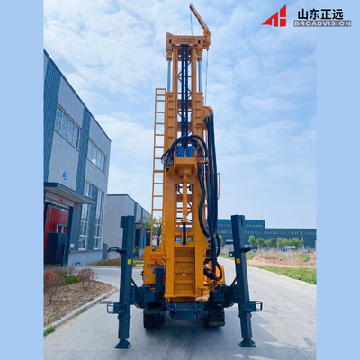 10.6T Crawler Mounted Water Well Drilling Machine with Air Pressure 1.2-3.5 Mpa and Technology