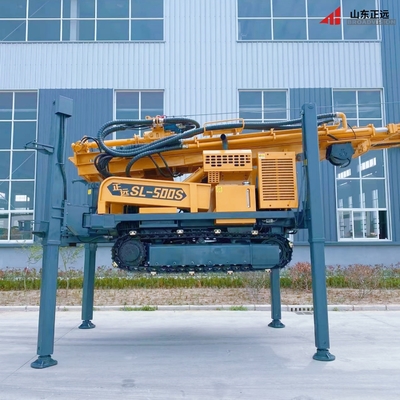 500m Max Drilling Depth Crawler mounted water drilling rig for drilling