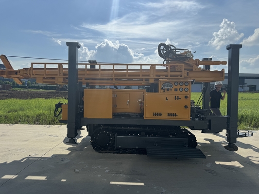 91kw Engine Rotary Drilling Rig 350m Depth Crawler Mounted Water Well Drilling Rig for Sale