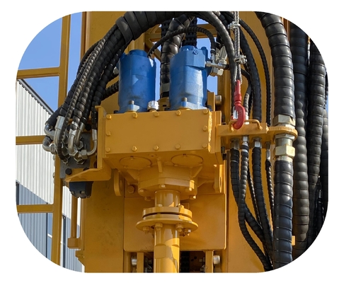 Super Strong Down The Hole Compressed air down the hole drilling is used in various formations in high-temperature areas Water Well Drilling Rig