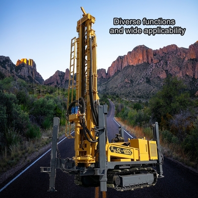 Drill 6-inch boreholes up to 300 feet in any soil conditions hydraulic 200m Truck Mounted Water Well Drilling Rig