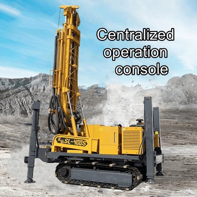 Hydraulic Top Drive Rotary Air DTH Hammer Rock Mounted Portable Water Well Drilling Rig