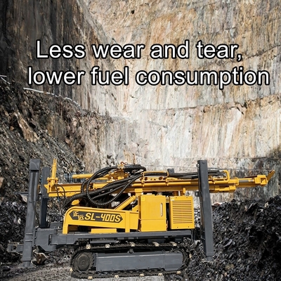 Mobile Hydraulic DTH Rotary Deep Borehole Ground Diesel Borehole Water Well Drilling Rig
