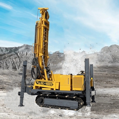 Rotary DTH Water Well Drilling Rig Diesel Power High Torque Simple Operation