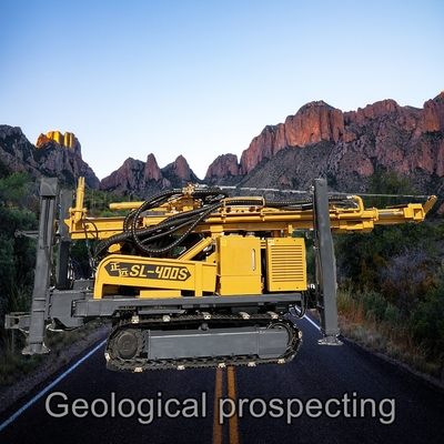 Diesel Deep Well Drilling Equipment Hydraulic Port For Geotechnical Using