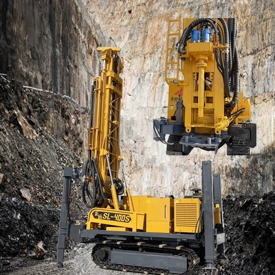 High Frequency 97KW Crawler Water Well Drilling Rig 400m Deep Well Drilling Rig