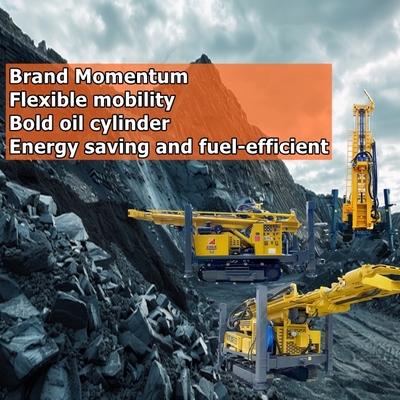 Well Construction Hydraulic Water Drilling Machine Truck Mounted Impact Resistance