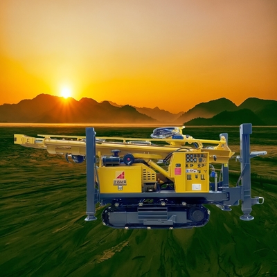 Fully Hydraulic Crawler Water Well Drilling Rig Construction Down Hole Drilling Equipment