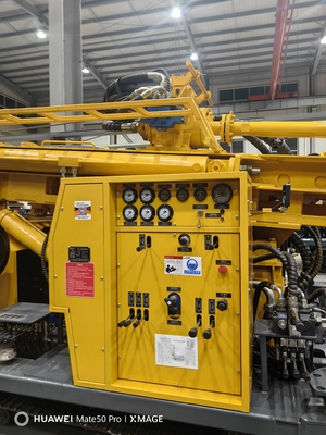 Fast Lifting Speed of 33m/min 6m Drill Pipe Length Crawler Water Well Drilling Rig for Drilling