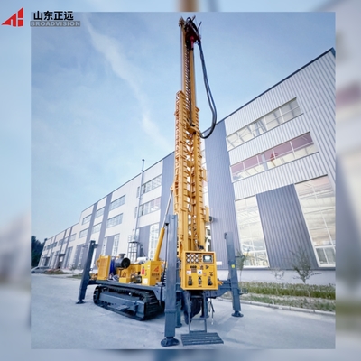 Lifting Force 60T Crawler Water Well Drilling Rig with and Air Consumption of 16-120m3/min