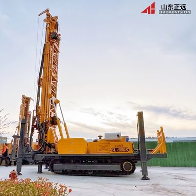 Crawler Water Well Drilling Rig for Precise Drilling 16-120m3/min Air Consumption
