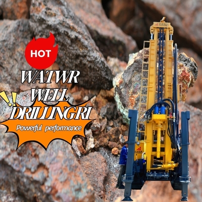 Diesel Engine 400m Crawler Borehole Hydraulic Crawler Type Monitoring well drilling rig for Sale in South Africa