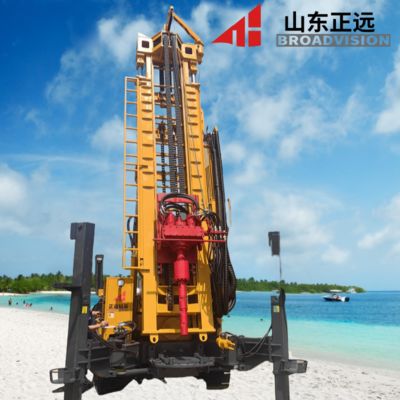 SL1000S Crawler Water Well Drilling Rig 1000M Depth 52T Lifting