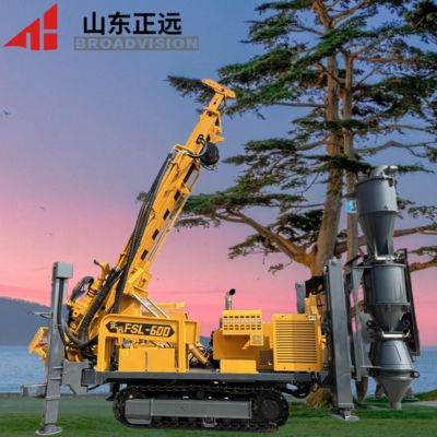Inexpensive Multi-Functional Intelligent Crawler Water Well Drilling Rig with 600M Max Drilling Depth and 12000Nm Torque
