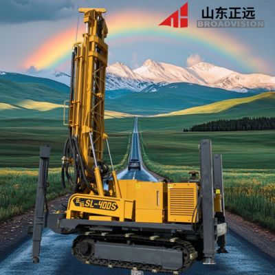 400-meter 105-325mm diameter track-type water well drilling rig