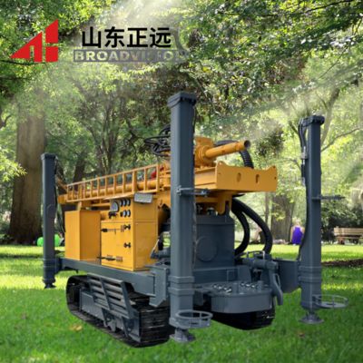 The ZB450S crawler water well drilling rig is stable and reliable, with strong adaptability.