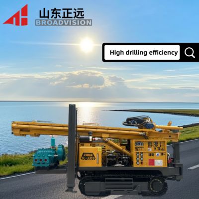 SL330S Crawler-type Water Well Drilling Rig, With Low Overall Cost And Powerful Performance