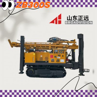 The ZB300S Crawler-type Water Well Drilling Rig Has High Power And Is Highly Versatile.