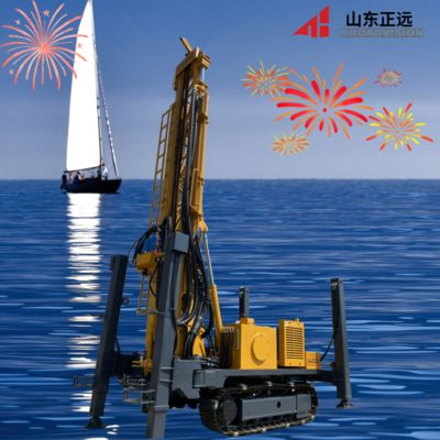 400-meter light track water well drilling rig