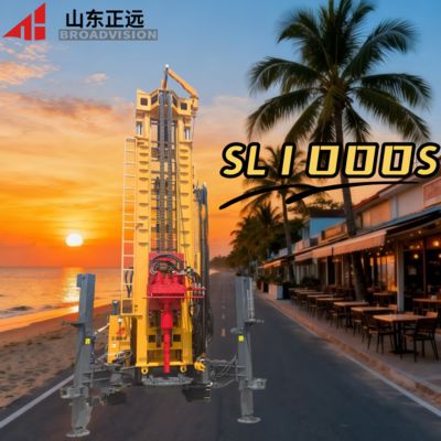 300-meter, 600-meter, 1000-meter industrial-grade deep-hole tracked water well drilling rig