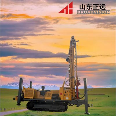 105-800mm Aperture 1000-Meter Crawler-Type Water Well Drilling Rig.