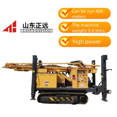 SL400S Crawler-type Water Well Drilling Rig Is Customizable, Multi-functional And Fully Hydraulic.
