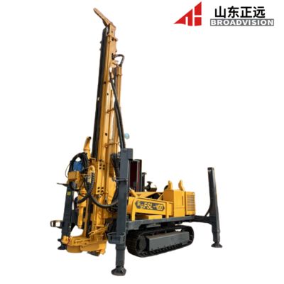 400m Drilling Depth and 10-35Mpa Air Pressure Crawler Water Well Drilling Rig for Smooth Drilling