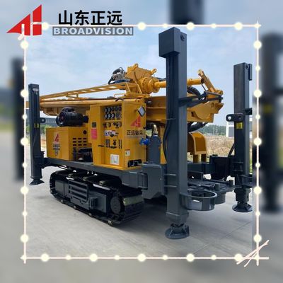 Track-type Water Well Drilling Rig Has High Power, Can Drill Deep In Complex Mining Layers, Is Fuel-efficient And Durable.