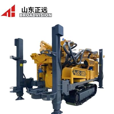 Track Water Well Drilling Rig With Hydraulic Multi-layer Compatibility, Highly Efficient And Durable