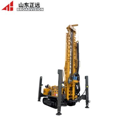 330-meter high-efficiency industrial-grade easy-to-operate crawler-type water well drilling rig