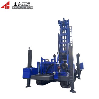 A 750-meter high-performance, meticulously manufactured crawler-type water well drilling machine