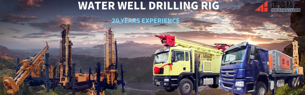 500m Max Drilling Depth Crawler mounted water drilling rig for drilling 9