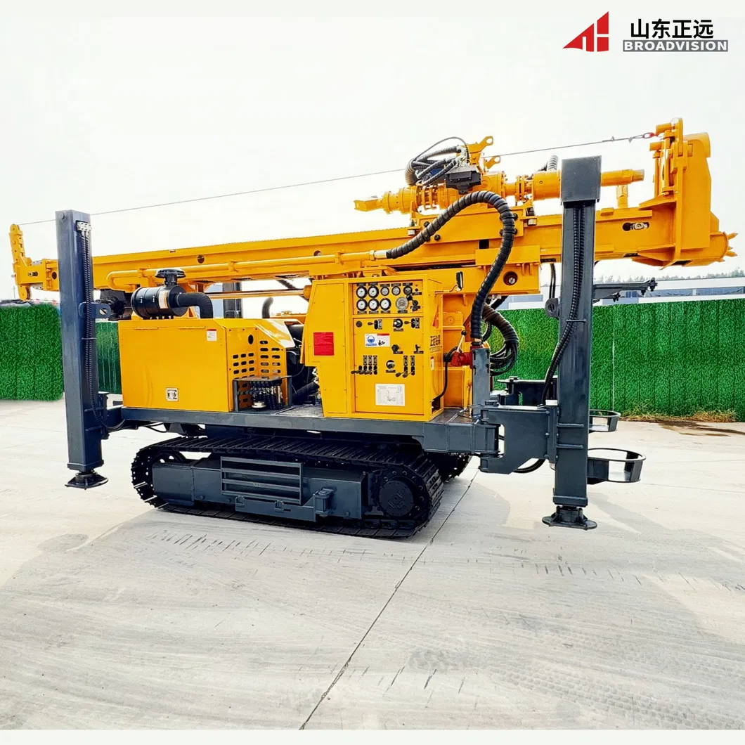 FSL 400 Top Hammer RC Drill Rig Full Hydraulic For 400m Drilling Depth 2
