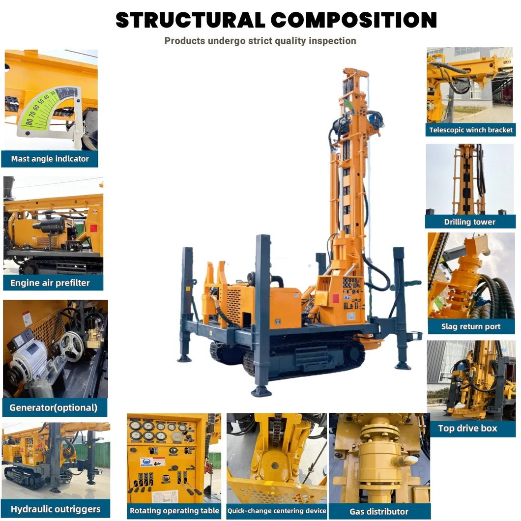 FSL 400 Top Hammer RC Drill Rig Full Hydraulic For 400m Drilling Depth 1