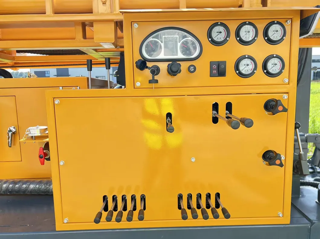 ZB350S Hydraulic Deep Water Well Crawler Borehole Rotary Core Drilling Rigs Machine 2