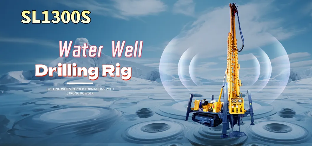 China 1300m Drill Rig for Water Well Mine Drilling Rig Diesel Engine Water Well Drill Rig Machine for Sale 0