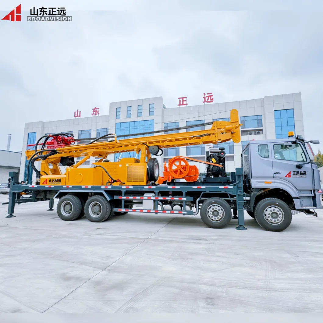 1000 Meter SC1000 Truck Mounted Water Well Rotary Drilling Rig Machine Factory Price for Sale 2