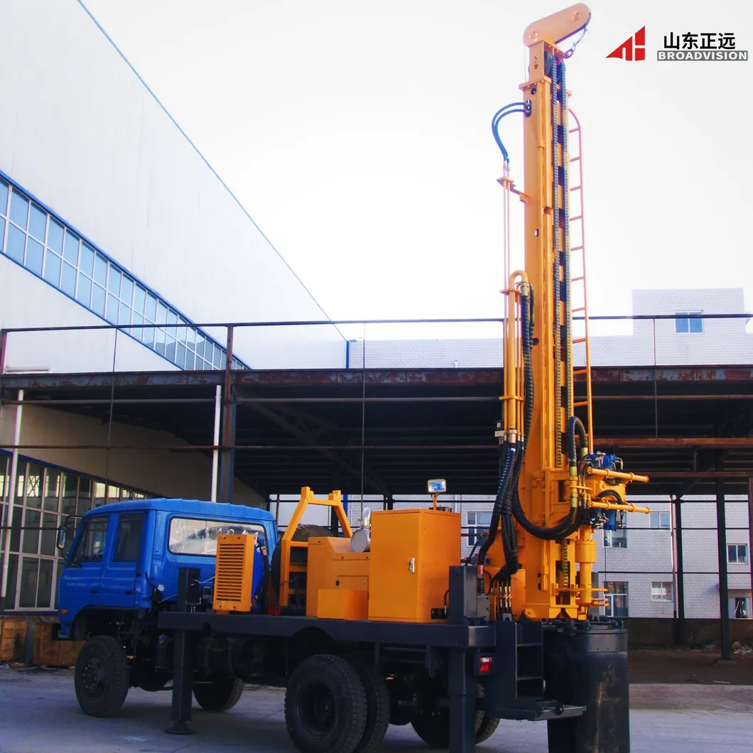 500Meters DTH Borehole Drilling Machine Truck Corrosion Resistant Long Lasting 1