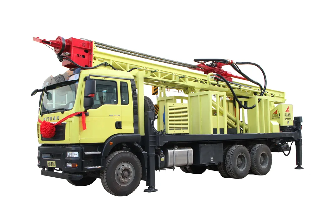 Hydraulic Bore Hole 1200m Truck-Mounted Water Well Drilling Rig Machine 1