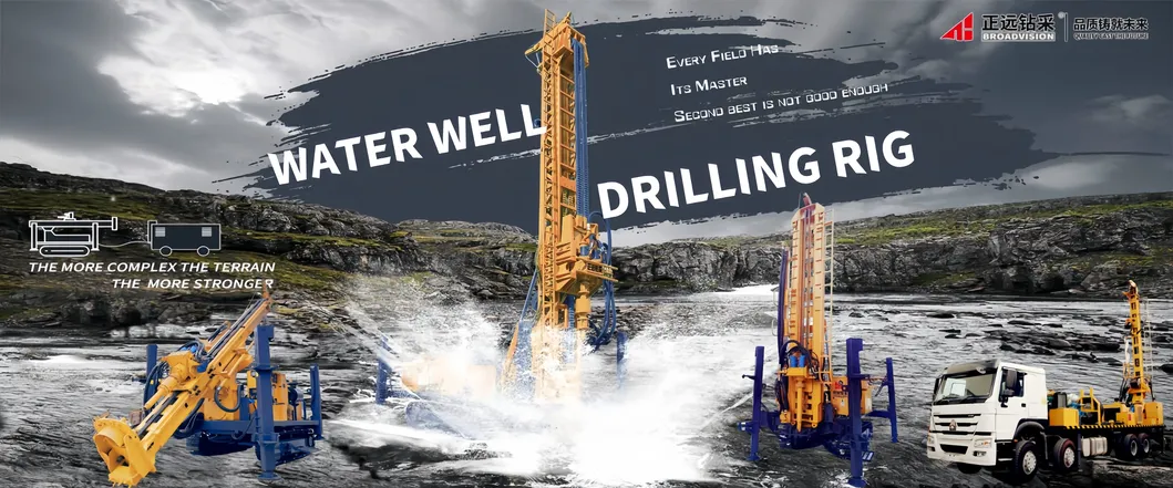 330 Meters Crawler Borehole Hydraulic Crawler Type Water Well Drilling Rig 0