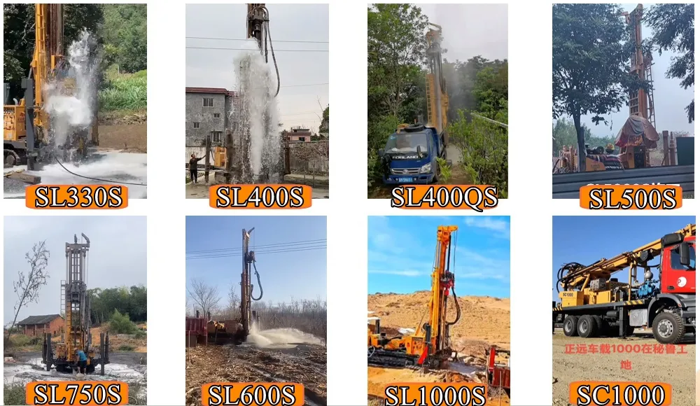 Diesel Engine 400m Crawler Borehole Hydraulic Crawler Type Monitoring well drilling rig for Sale in South Africa 8